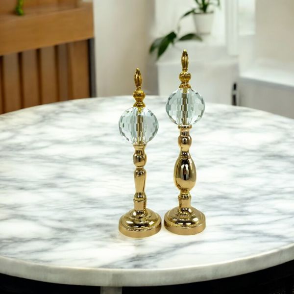 İkili Gold Kristal Aksesuar