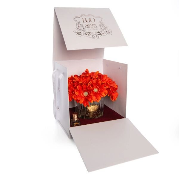 Cam Gold Gerbera Turuncu Luxury Home Perfume