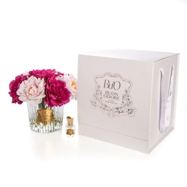 Cam Gold İngiliz Şakayık Fuşya Arajman Luxury Home Perfume