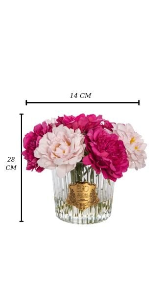 Cam Gold İngiliz Şakayık Fuşya Arajman Luxury Home Perfume