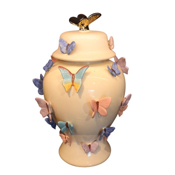 Kelebek Detaylı Küp Büyük