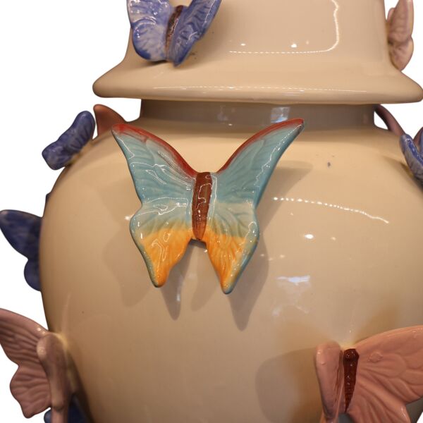 Kelebek Detaylı Küp Büyük