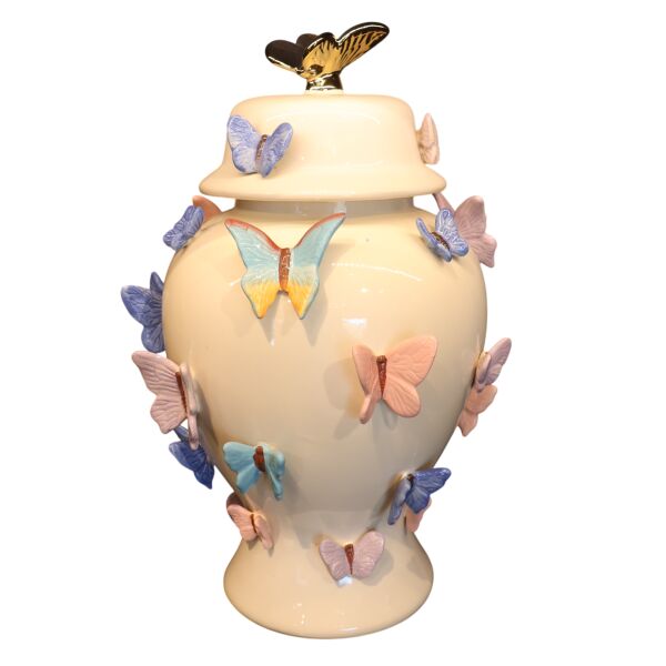 Kelebek Detaylı Küp Büyük