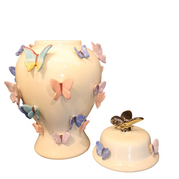 Kelebek Detaylı Küp Büyük