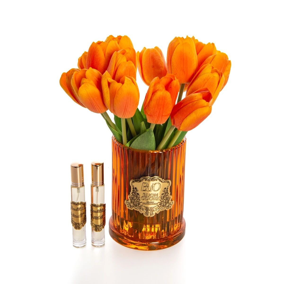 Gold Cam Renkli Lale Turuncu Luxury Home Perfume