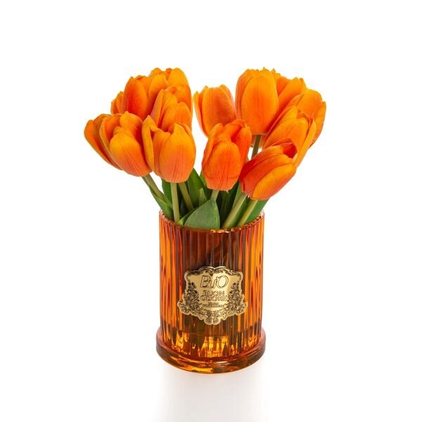 Gold Cam Renkli Lale Turuncu Luxury Home Perfume