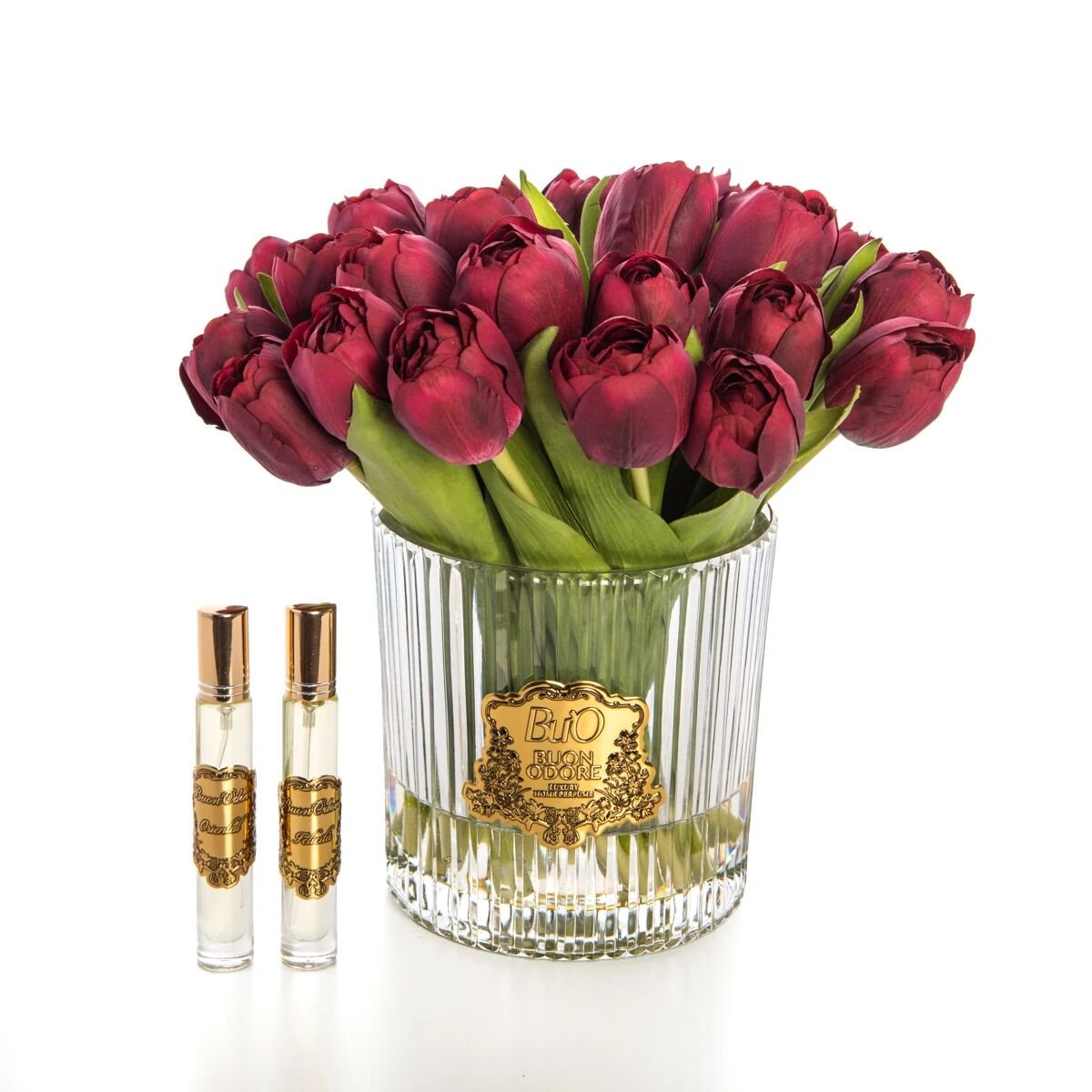 Cam Gold Petite Bordo Lale Luxury Home Perfume