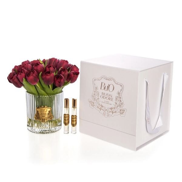 Cam Gold Petite Bordo Lale Luxury Home Perfume