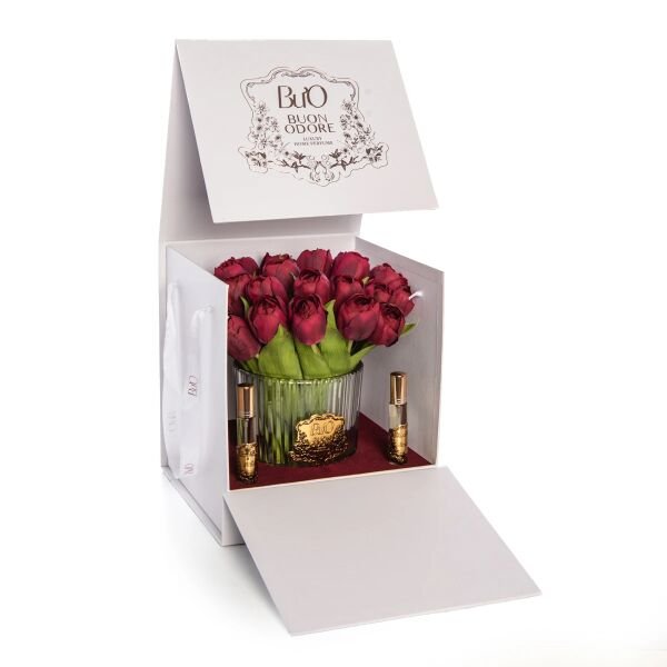 Cam Gold Petite Bordo Lale Luxury Home Perfume