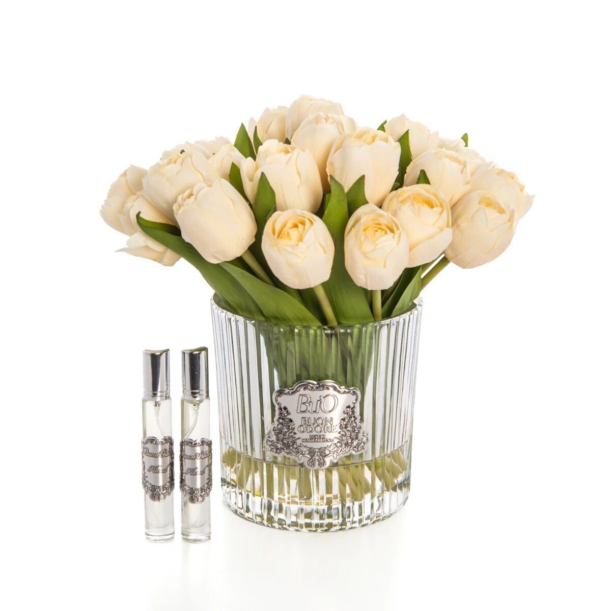 Cam Silver Petite Krem Lale Luxury Home Perfume