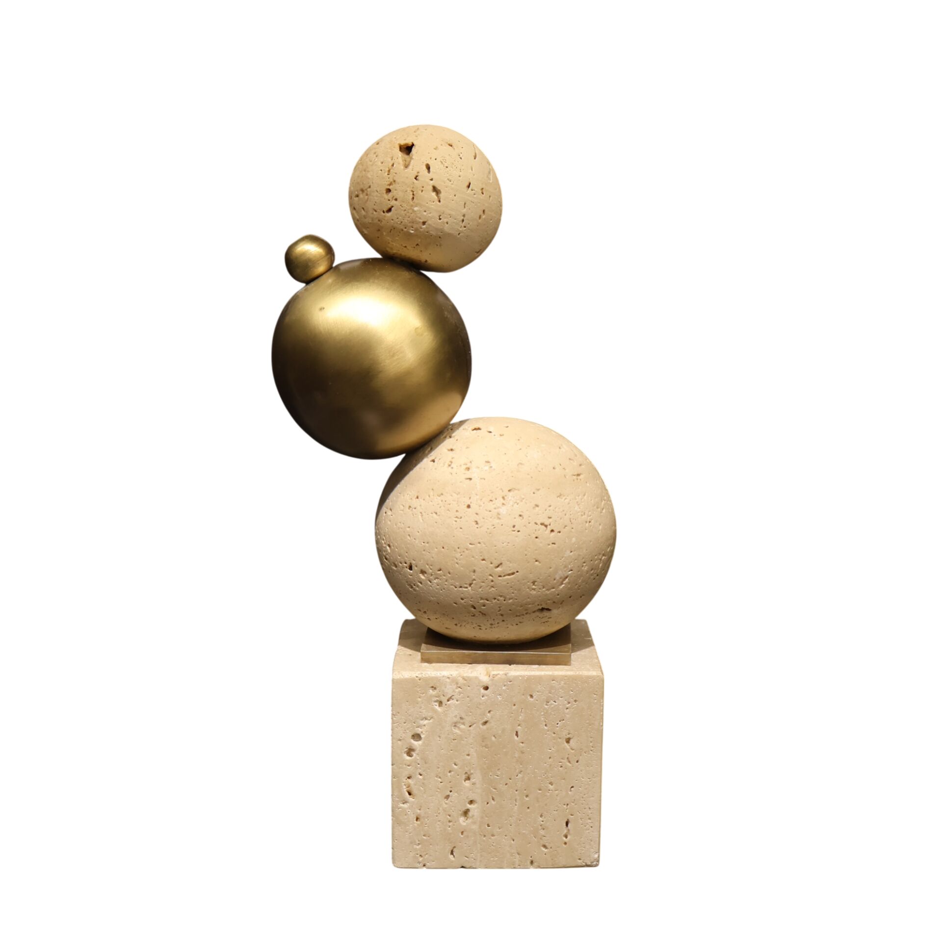 Halka Obje Traverten Eskitme