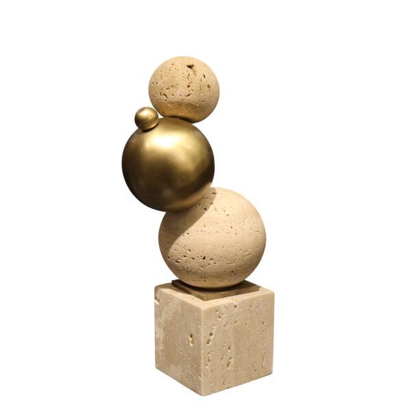 Halka Obje Traverten Eskitme