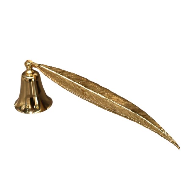 Yaprak Mum Söndürücü Eskitme Gold