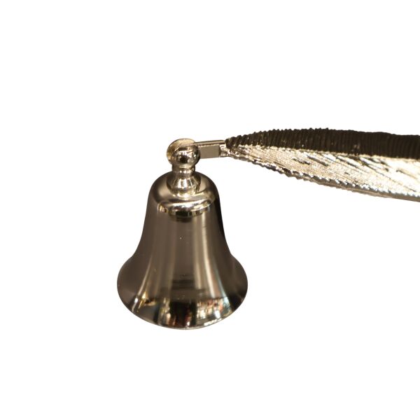 Yaprak Mum Söndürücü Eskitme Gümüş