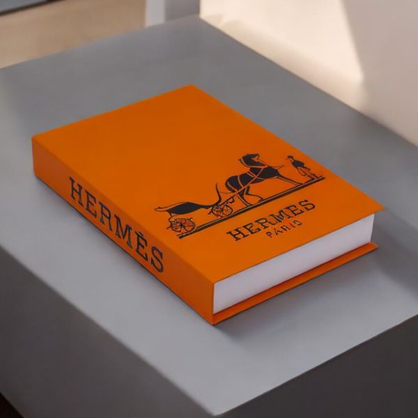 Kitap Görünümlü Dekoratif Kutu Paris/Hermes