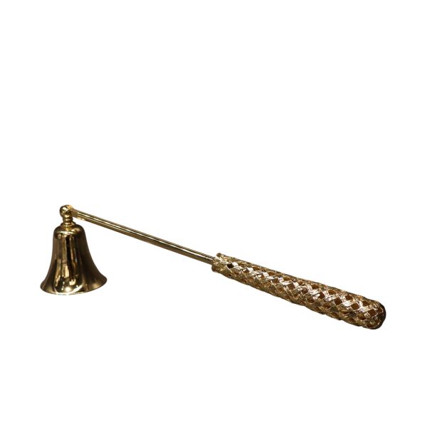 Hasır Mum Söndürücü Eskitme Gold