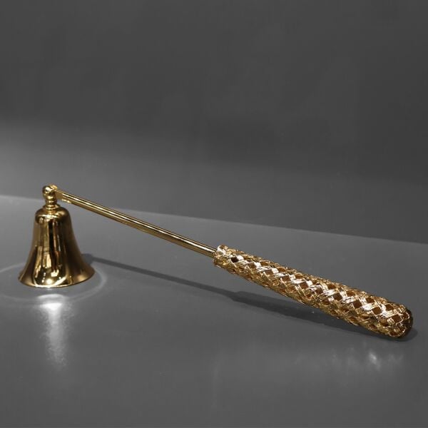 Hasır Mum Söndürücü Eskitme Gold