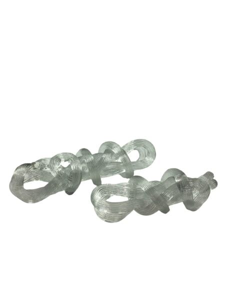 İkili Düğüm Obje Beyaz Beyaz