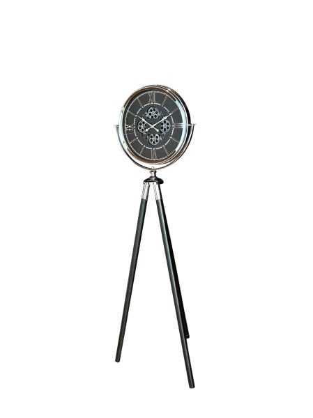 Çarklı Tripod Saat Gümüş