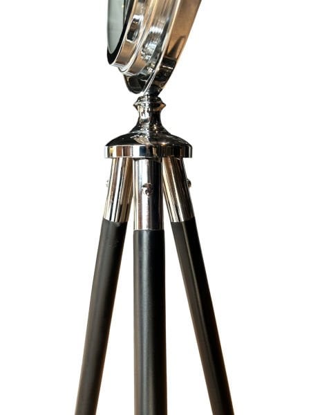 Çarklı Tripod Saat Gümüş