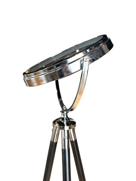 Çarklı Tripod Saat Gümüş