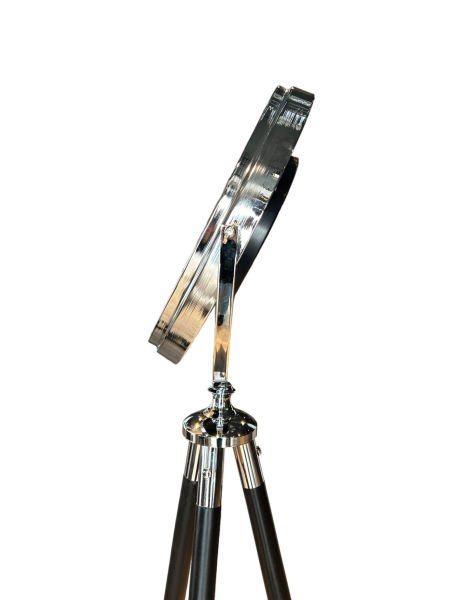Çarklı Tripod Saat Gümüş