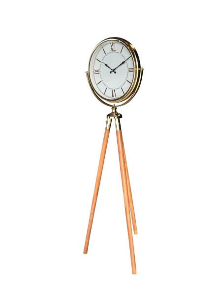 Tripod Saat Beyaz-Gold