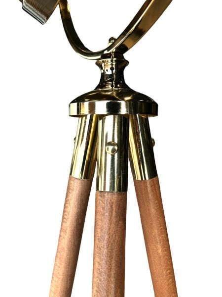 Haritalı Tripod Saat Gold