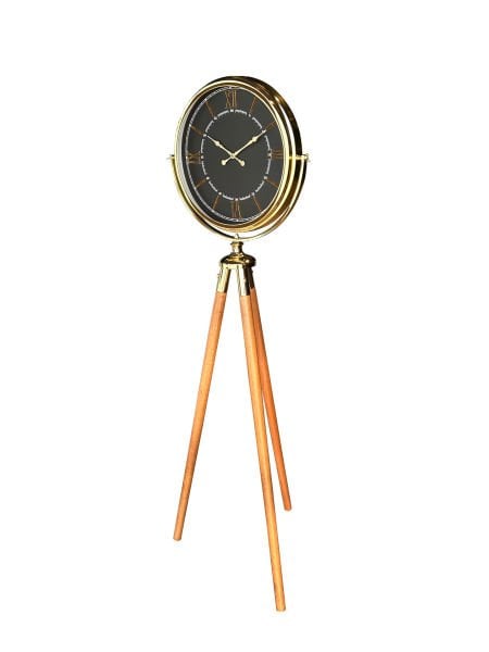 Tripod Saat Antrasit-Gold