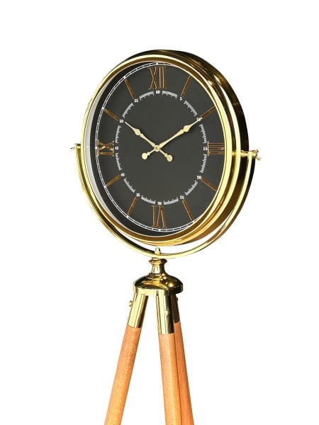 Tripod Saat Antrasit-Gold