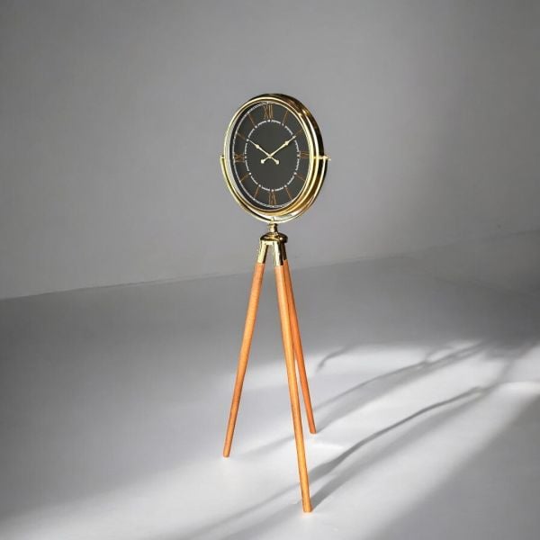 Tripod Saat Antrasit-Gold
