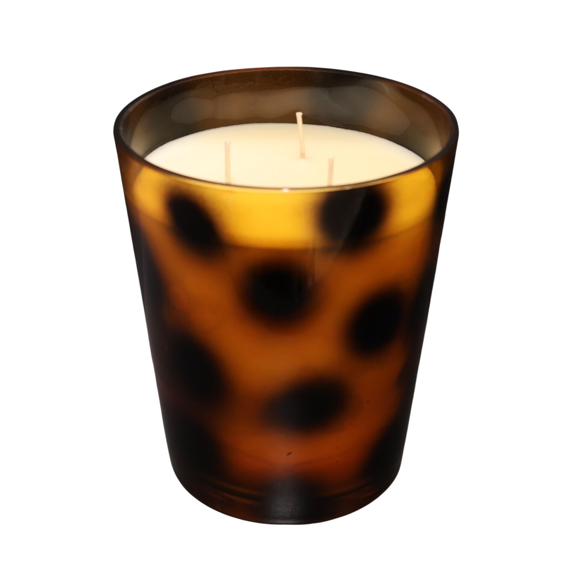 Leopar Puantiye Büyük Mum