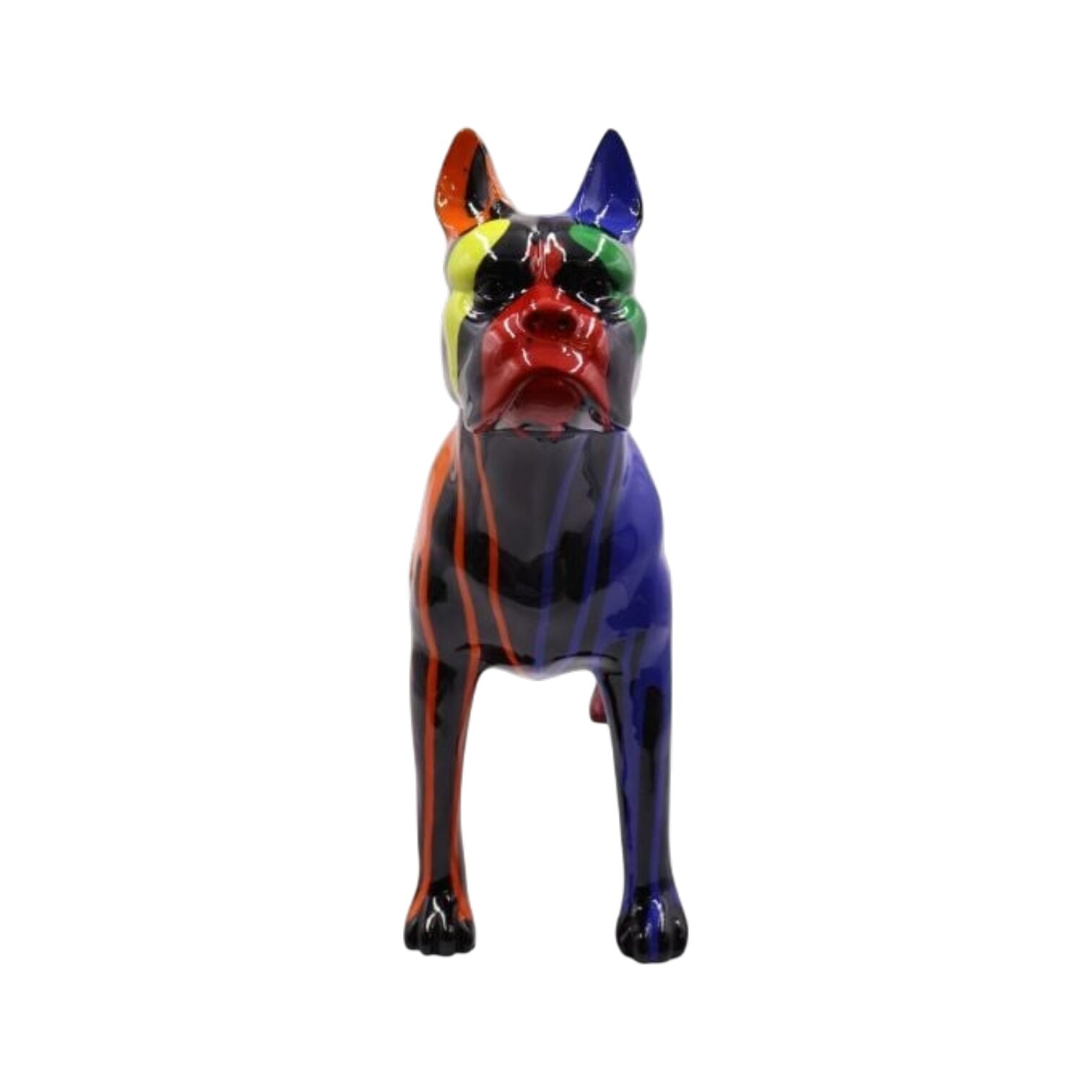 Pitbull Colurful Siyah Büst Siyah