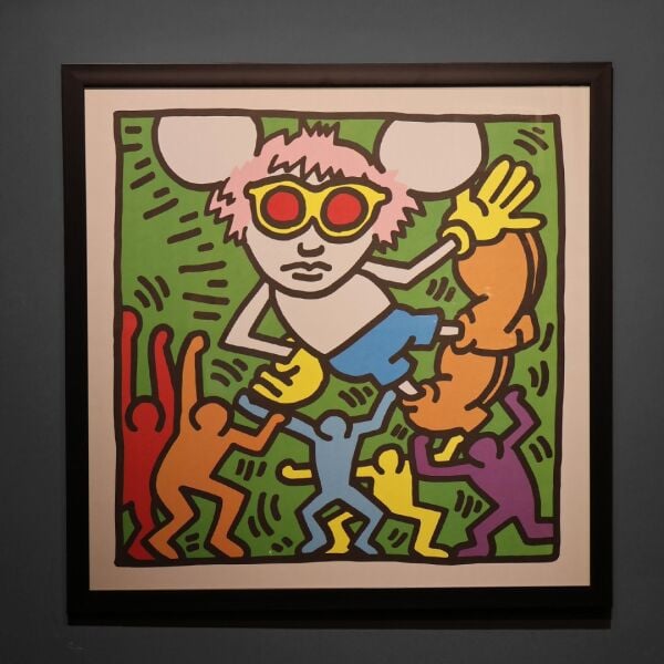 Keith Haring Andy Mouse Edition Painting 391/500