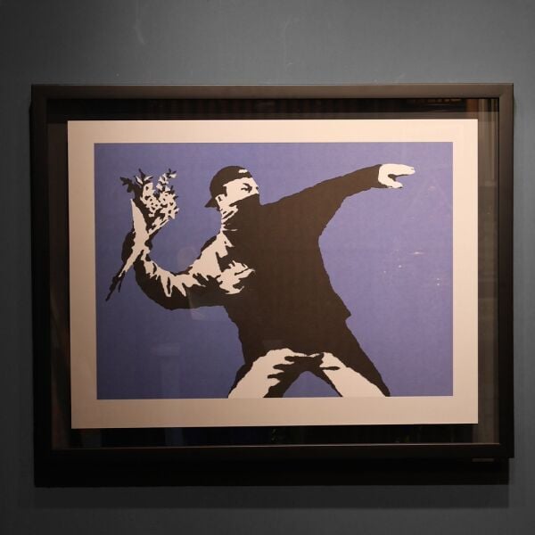 Banksy Printed On Paper Edition Painting 264/500