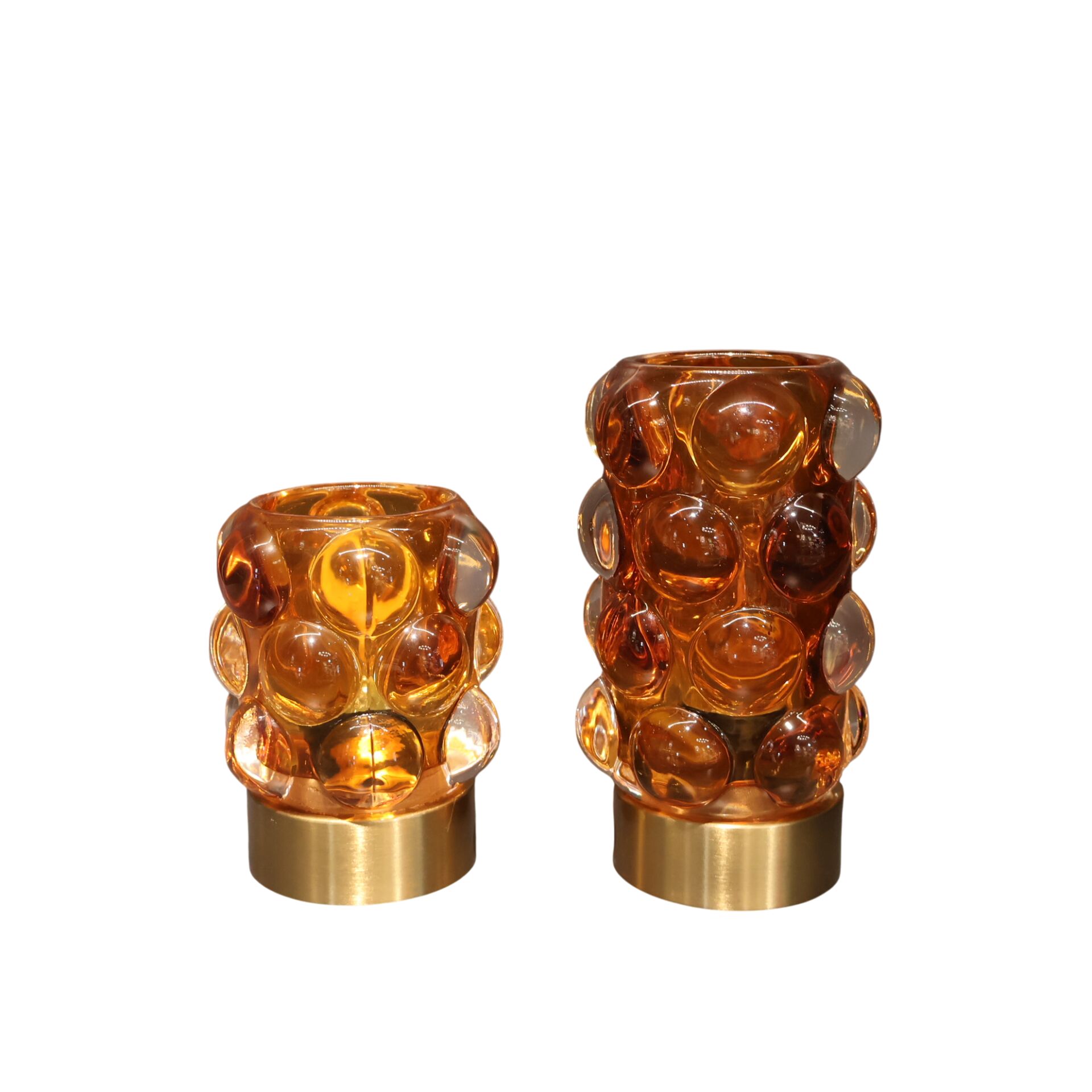 Amber İkili Led Mumluk Amber