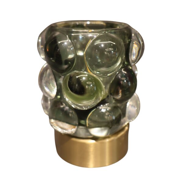 Amber İkili Led Mumluk Yeşil