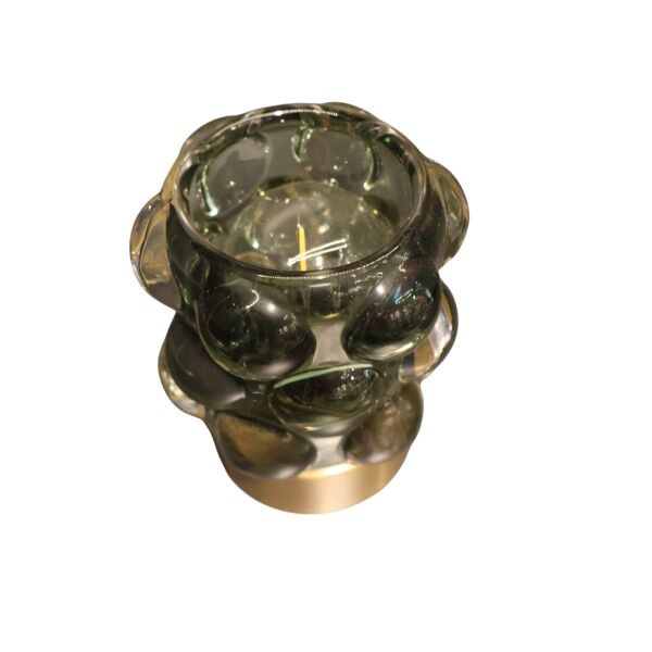 Amber İkili Led Mumluk Yeşil