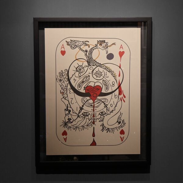 Salvador Dali Ace Of Hearts Editions Painting 446/500