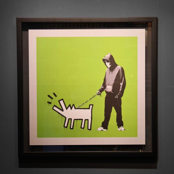 Banksy Choose Your Weapon Editon Painting 424/500