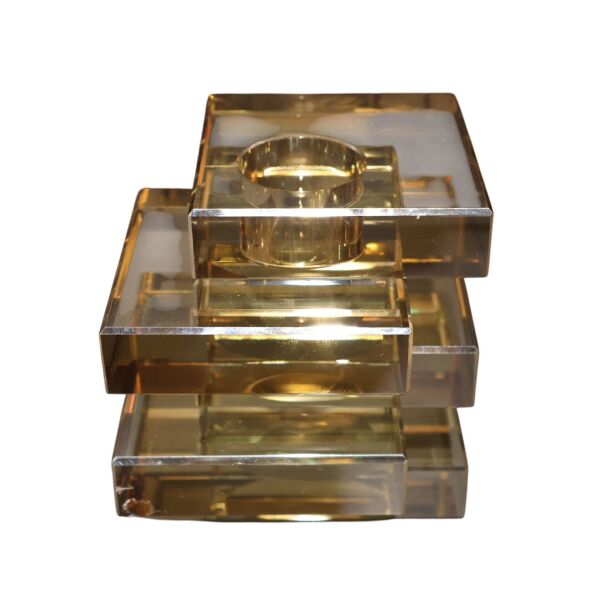 İkili Kristal Bal Mumluk