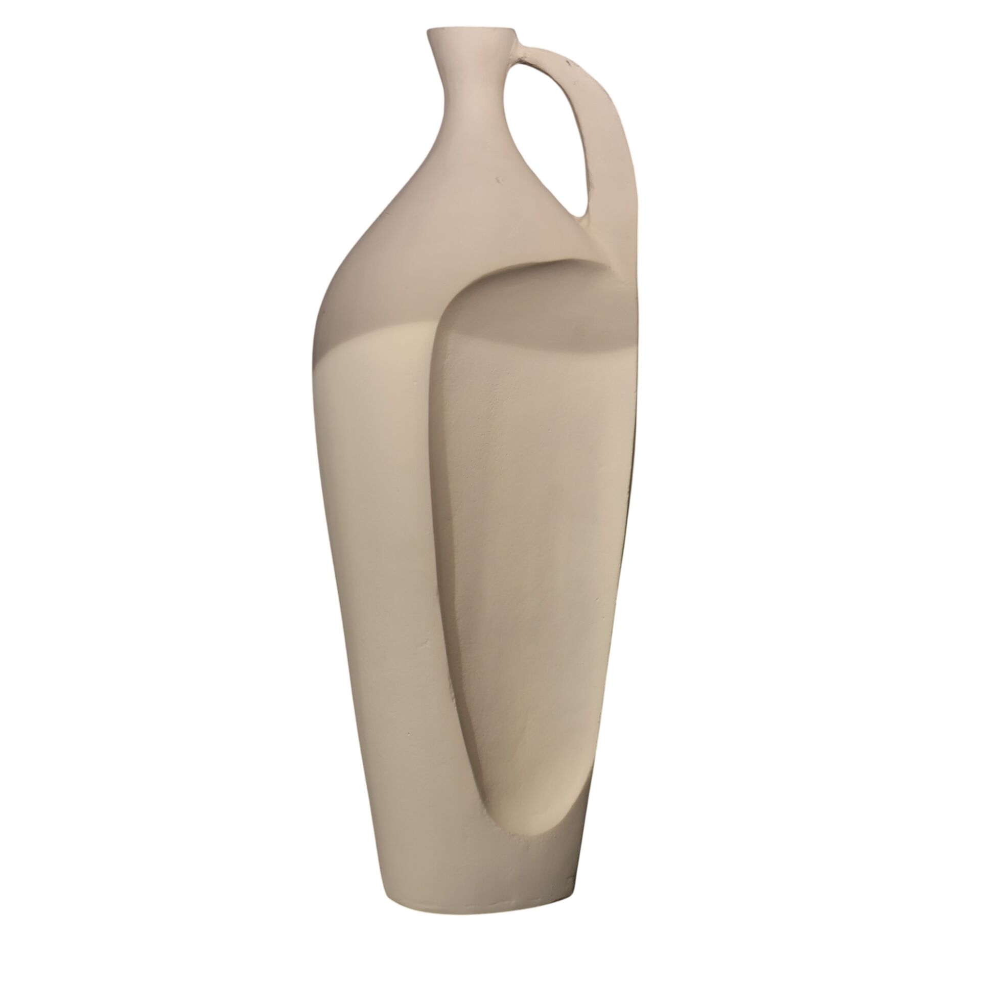 Metal Anahtar Beyaz Vazo