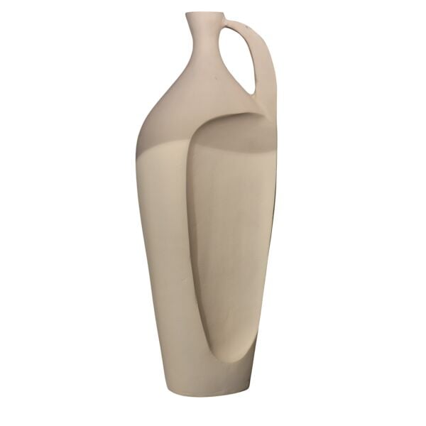 Metal Anahtar Beyaz Vazo