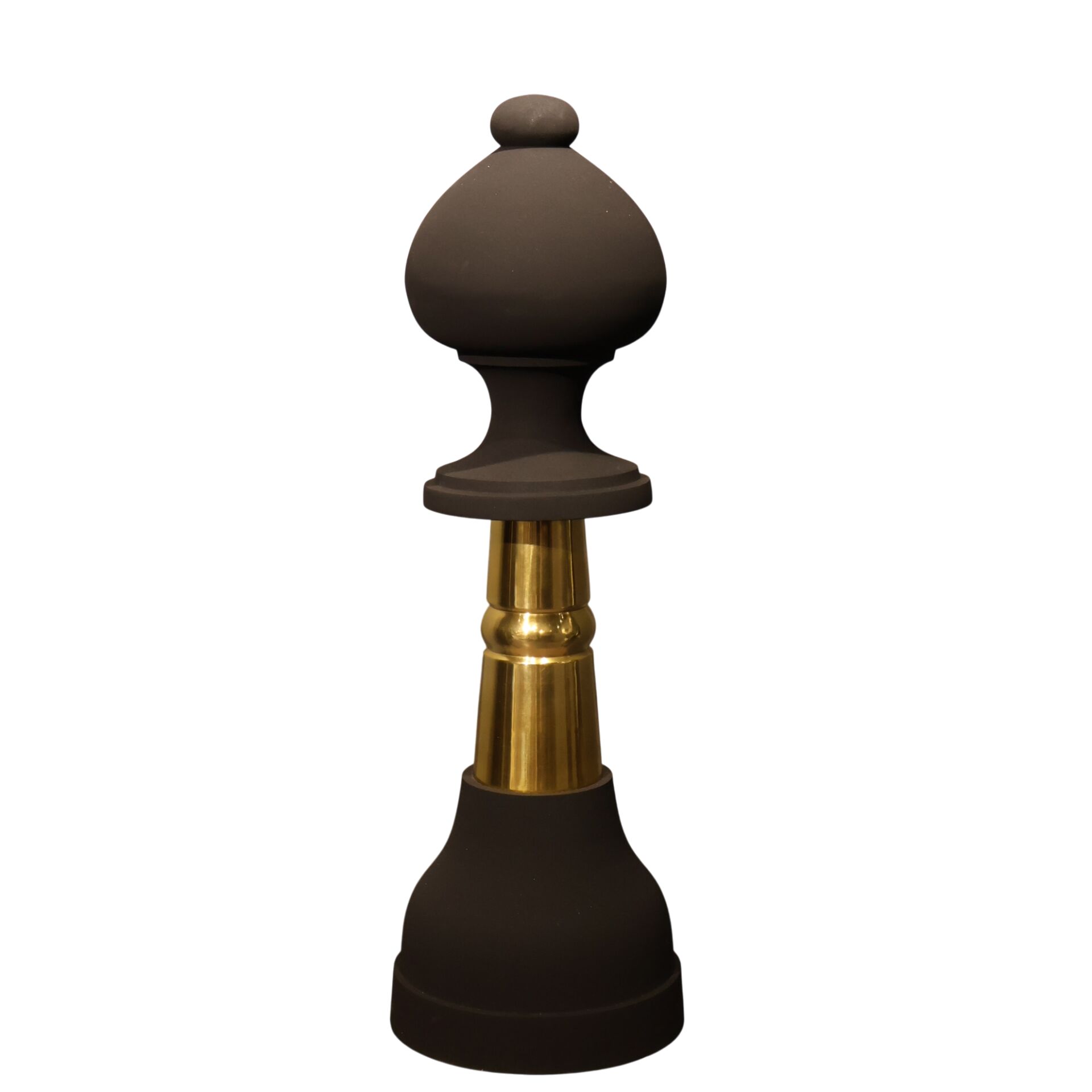 Jumbo Fil Obje Siyah Gold