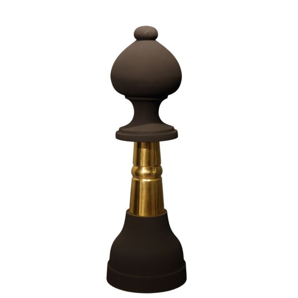 Jumbo Fil Obje Siyah Gold