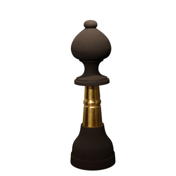 Jumbo Fil Obje Siyah Gold