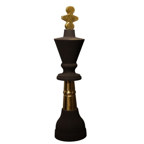 Jumbo Şah Obje Siyah Gold