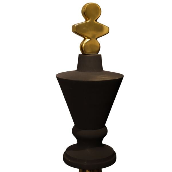 Jumbo Şah Obje Siyah Gold