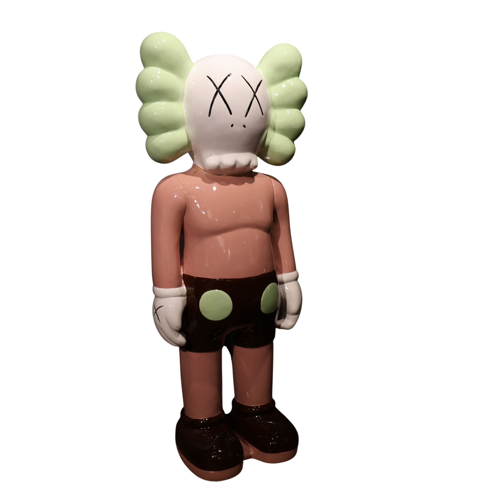 Pembe Kahverengi Kaws Büst