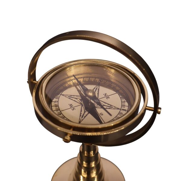 Pirinç Masa Üstü Pusula